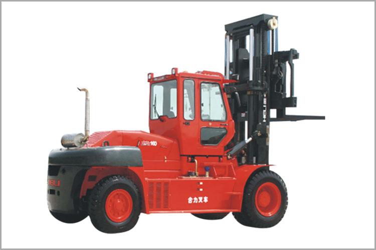 H2000系列国产化配置14-16吨内燃平衡重叉车一般采用柴油、汽油、液化石油气燃料
